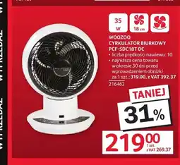 Selgros Cyrkulator biurkowy Woozoo PCF-SDC18T DC oferta