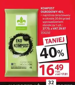 Selgros Kompost ogrodowy Kronen Eko oferta