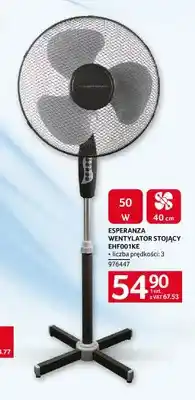 Selgros Wentylator stojący Esperanza EHF001KE oferta