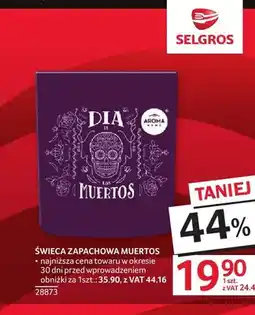 Selgros Świeca zapachowa Muertos Dia de los Muertos Aroma Home oferta