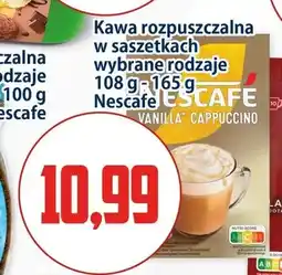 Kupiec Kawa rozpuszczalna w saszetkach Nescafe Cappuccino Vanilla oferta