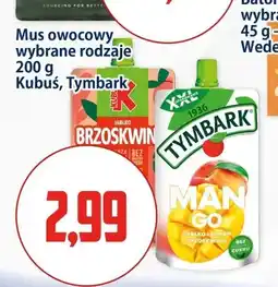 Kupiec Mus owocowy Tymbark oferta
