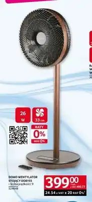 Selgros Wentylator stojący Domo DO8155 oferta
