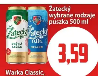Kupiec Piwo bezalkoholowe Żatecký Nealko oferta