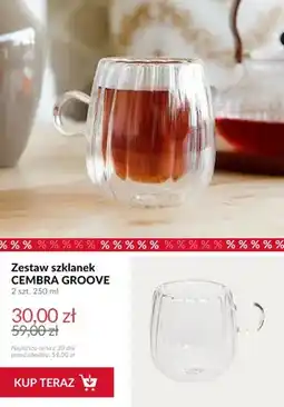 Homla Zestaw szklanek Homla Cembra Groove 2-pak oferta