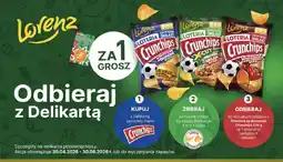 Delikatesy Centrum Chipsy Crunchips American Burger Style oferta