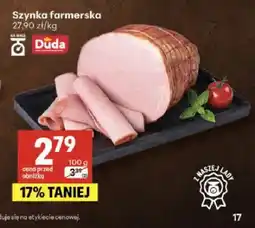 Delikatesy Centrum Szynka farmerska Duda oferta