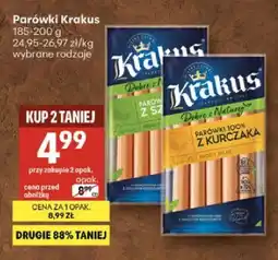 Delikatesy Centrum Parówki Krakus z szynki oferta
