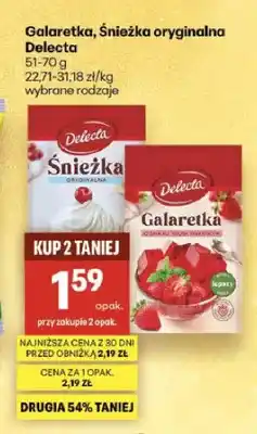 Delikatesy Centrum Śnieżka oryginalna Delecta oferta