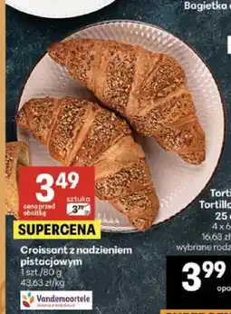 Delikatesy Centrum Croissant z nadzieniem pistacjowym Vandemoortele oferta