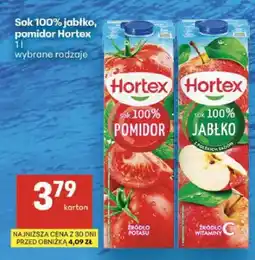 Delikatesy Centrum Sok 100% jabłko Hortex oferta