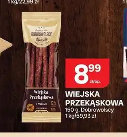 Chorten Kiełbasa wiejska przekąskowa Dobrowolscy oferta