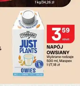 Chorten Napój owsiany Tymbark Just Plants oferta