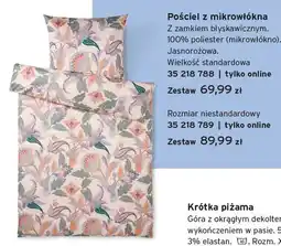 Tchibo Pościel z mikrowłókna jasnoróżowa wielkość standardowa oferta