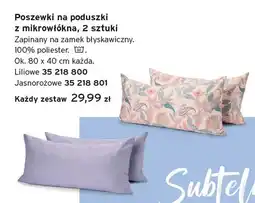 Tchibo Poszewki na poduszki z mikrowłókna jasnoróżowe 2-pak oferta