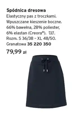 Tchibo Spódnica dresowa damska granatowa oferta