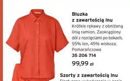 Tchibo Bluzka z zawartością lnu pomarańczowa oferta