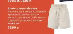 Tchibo Szorty z zawartością lnu piaskowe oferta