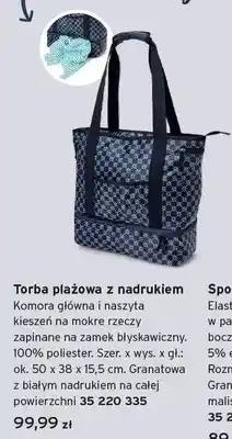 Tchibo Torba plażowa z nadrukiem Tchibo oferta