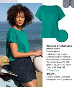 Tchibo Koszulka z fakturowaną powierzchnią Tchibo oferta