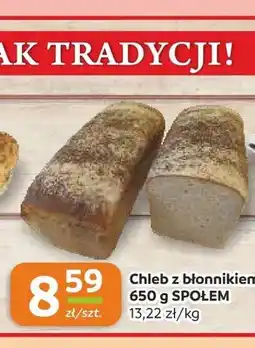 Społem Częstochowa Chleb z błonnikiem Społem oferta