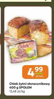 Społem Częstochowa Chleb żytni słonecznikowy Społem oferta