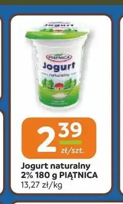 Społem Częstochowa Jogurt naturalny 2% Piątnica oferta