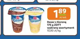 Społem Częstochowa Deser z Koroną Zott oferta