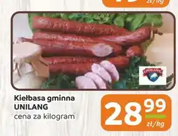 Społem Częstochowa Kiełbasa gminna Unilang oferta