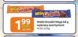 Społem Częstochowa Wafel Grześki Mega w czekoladzie deserowej oferta