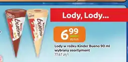 Społem Częstochowa Lody w rożku Kinder Bueno oferta