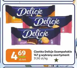 Społem Częstochowa Ciastka Delicje Szampańskie Pomarańczowe oferta