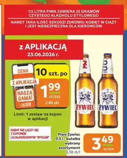 Społem Częstochowa Piwo Żywiec oferta