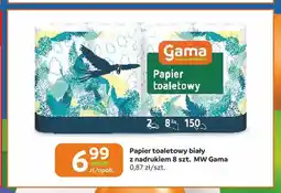 Społem Częstochowa Papier toaletowy biały z nadrukiem Gama 8-pak oferta