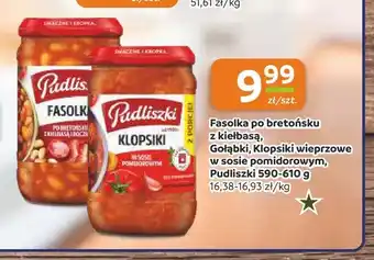 Społem Częstochowa Fasolka po bretońsku z kiełbasą Pudliszki oferta
