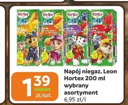Społem Częstochowa Napój niegazowany Leon Hortex oferta