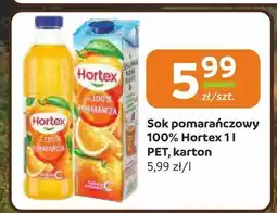 Społem Częstochowa Sok pomarańczowy 100% Hortex oferta