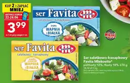 Lewiatan Ser sałatkowo-kanapkowy Favita Mlekovita półtłusty 12% oferta