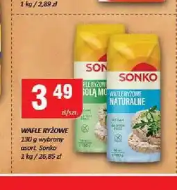 Chorten Wafle ryżowe Sonko Naturalne oferta
