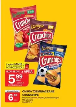 Chorten Chipsy ziemniaczane Crunchips Pieczone Żeberka oferta