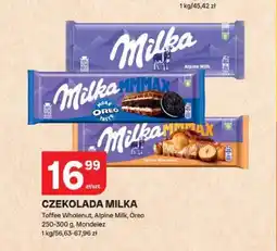 Chorten Czekolada Milka Toffee Wholenut oferta