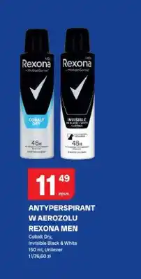 Chorten Antyperspirant w aerozolu Rexona Men Cobalt Dry oferta