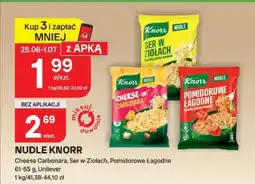 Chorten Nudle Cheese Carbonara Knorr oferta