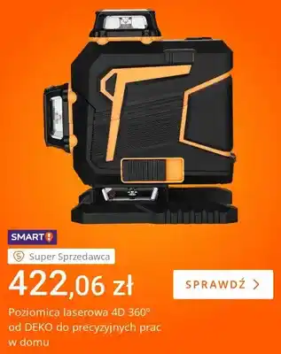 Poziomica laserowa DEKO 4D 360°