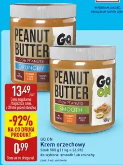 ALDI Krem orzechowy Go On Crunchy oferta