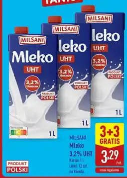 ALDI Mleko 3,2% UHT Milsani oferta