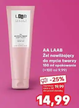 Kaufland AA LAAB Żel nawilżający do mycia twarzy oferta