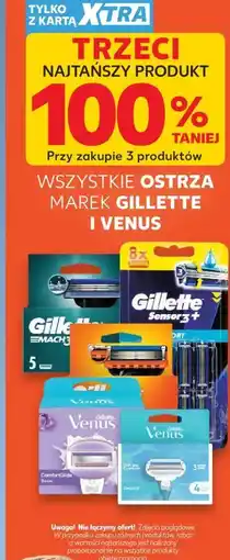 Kaufland Wszystkie ostrza marek Gillette i Venus oferta