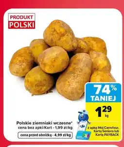Carrefour Ziemniaki wczesne polskie oferta