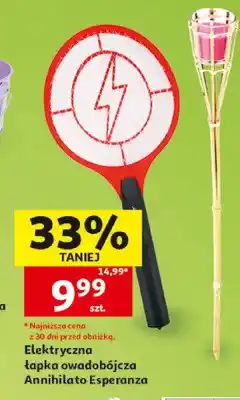 Auchan Elektryczna łapka owadobójcza Esperanza Annihilato oferta